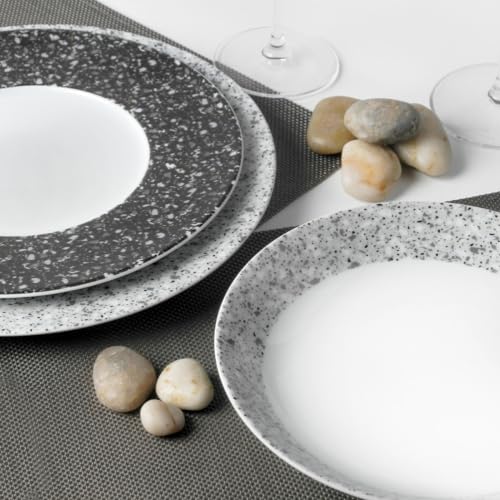 m-dard-de-noblat-cosmo-service-18-assiettes-porcelaine-gris image 7