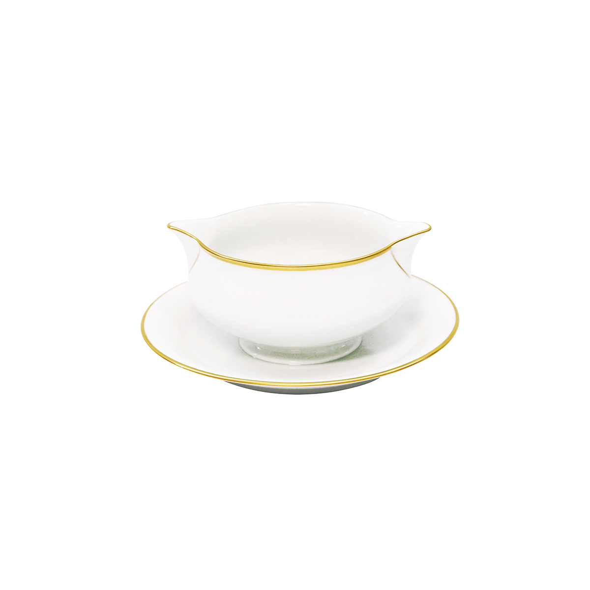 haviland-orsay-sauci-re-or-porcelaine-blanche-filet-dor image 1