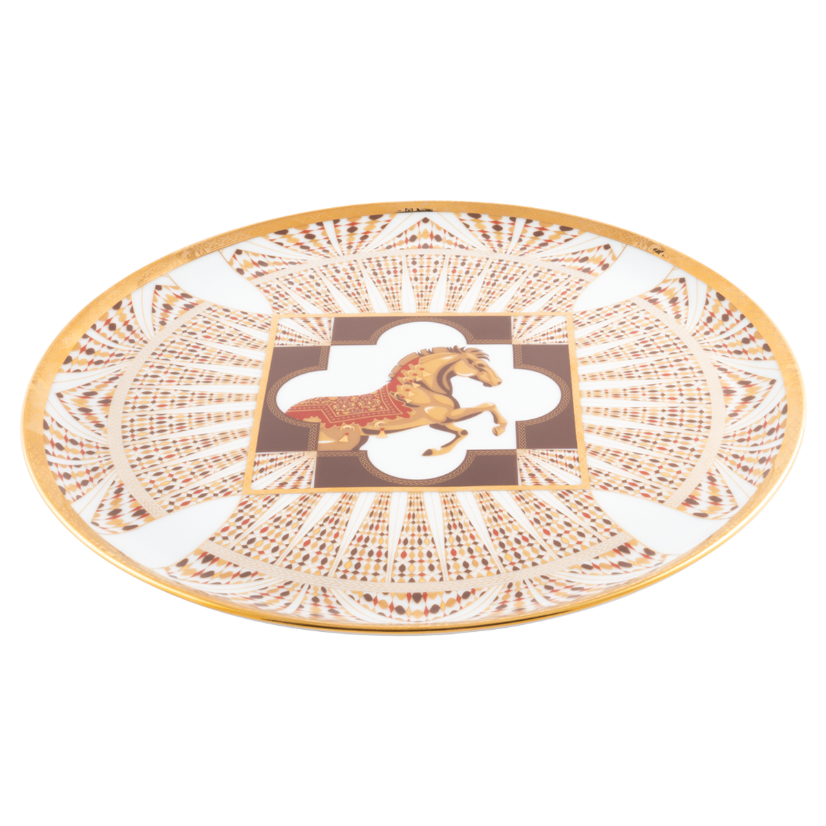 haviland-cavalier-royal-plat-tarte-en-porcelaine image 2