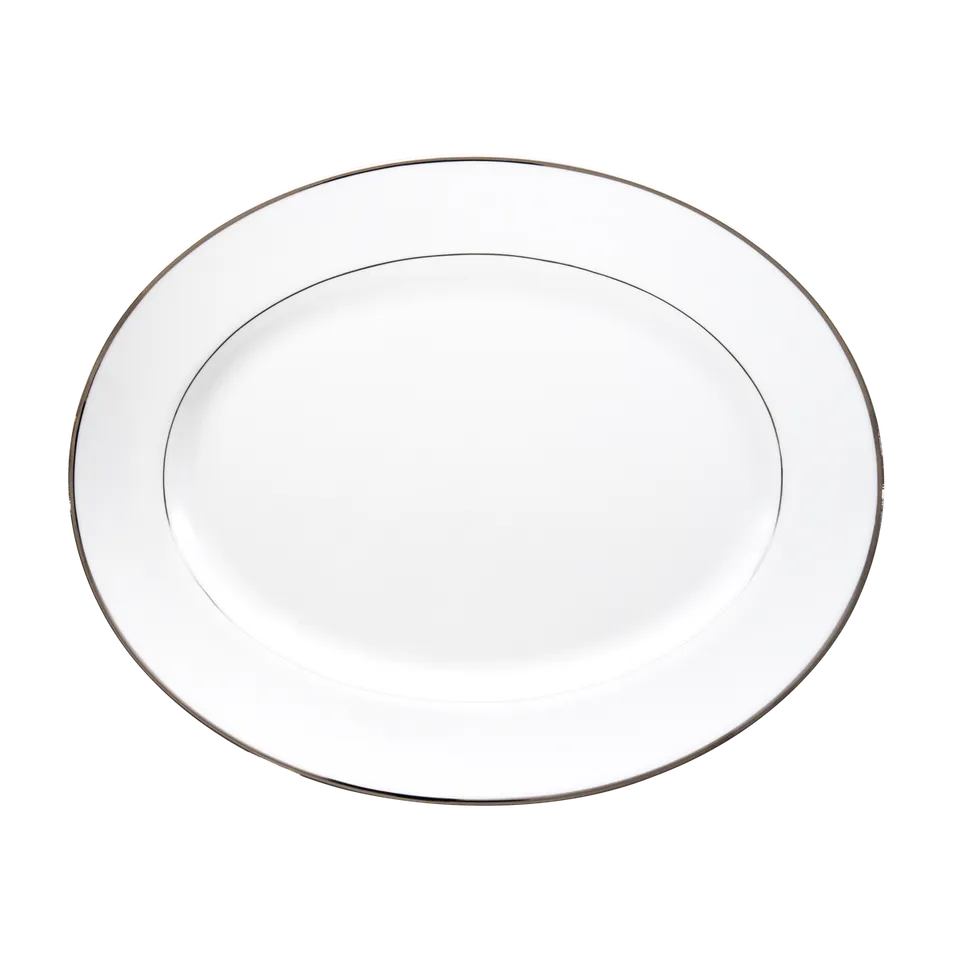 haviland-orsay-plat-ovale-platine-porcelaine image 1