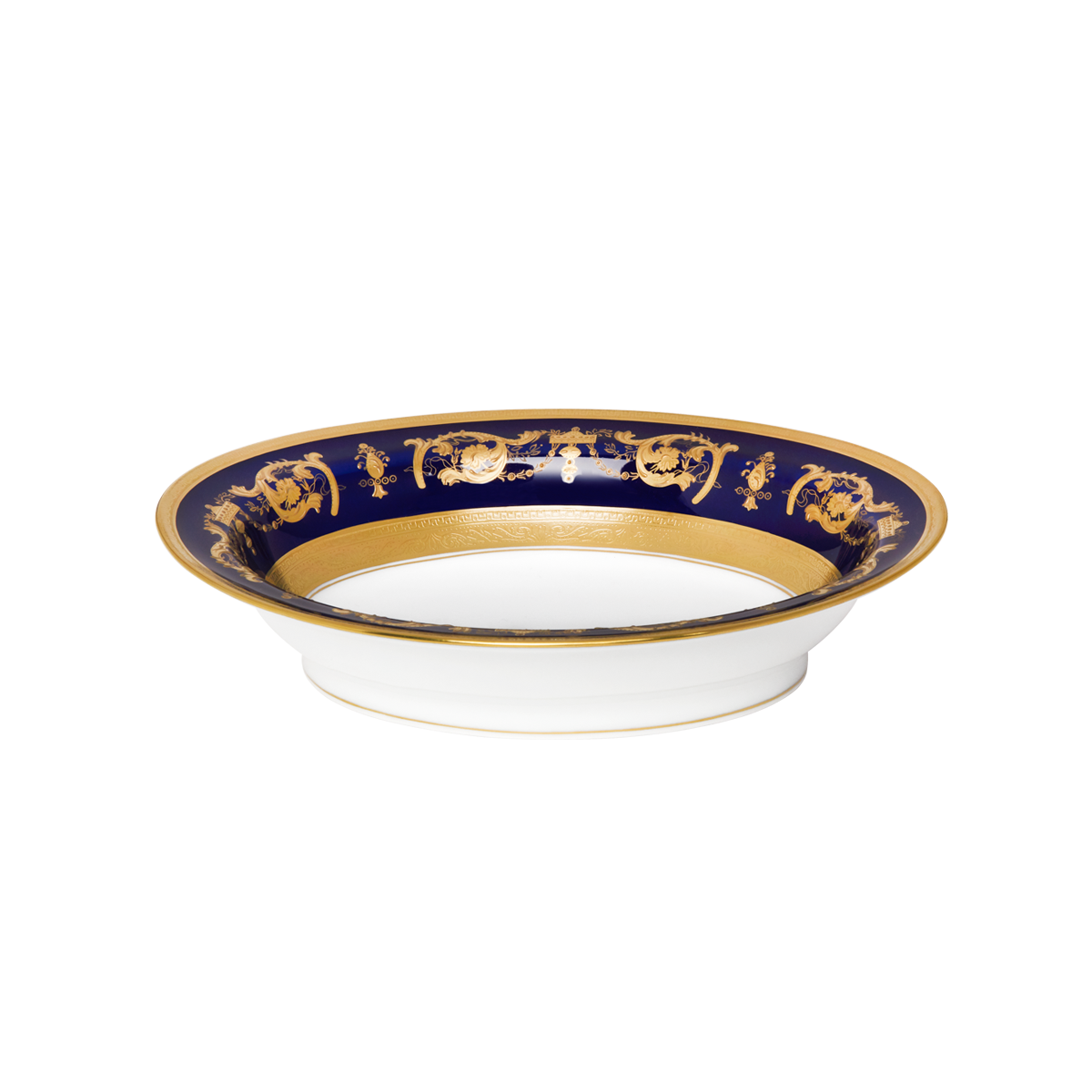 haviland-imp-rator-compotier-porcelaine-bleu-et-or image 1