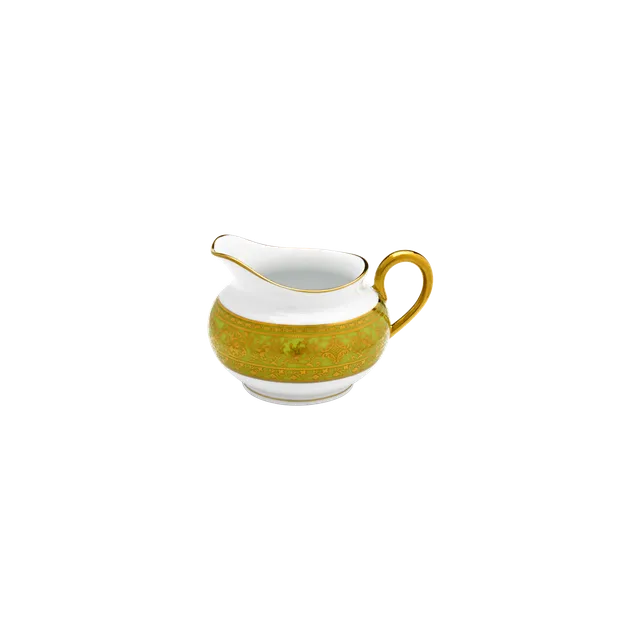 haviland-matignon-cr-mier-porcelaine-vert-pomme-or image 1