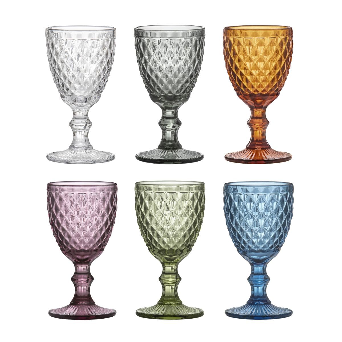 m-dard-de-noblat-diamond-verre-pied-20-cl-transparent-lot-6 image 2