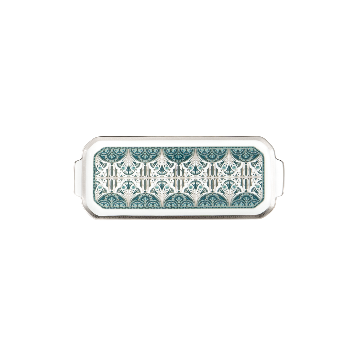 haviland-r-ves-du-nil-plat-cake-vert-platine image 1