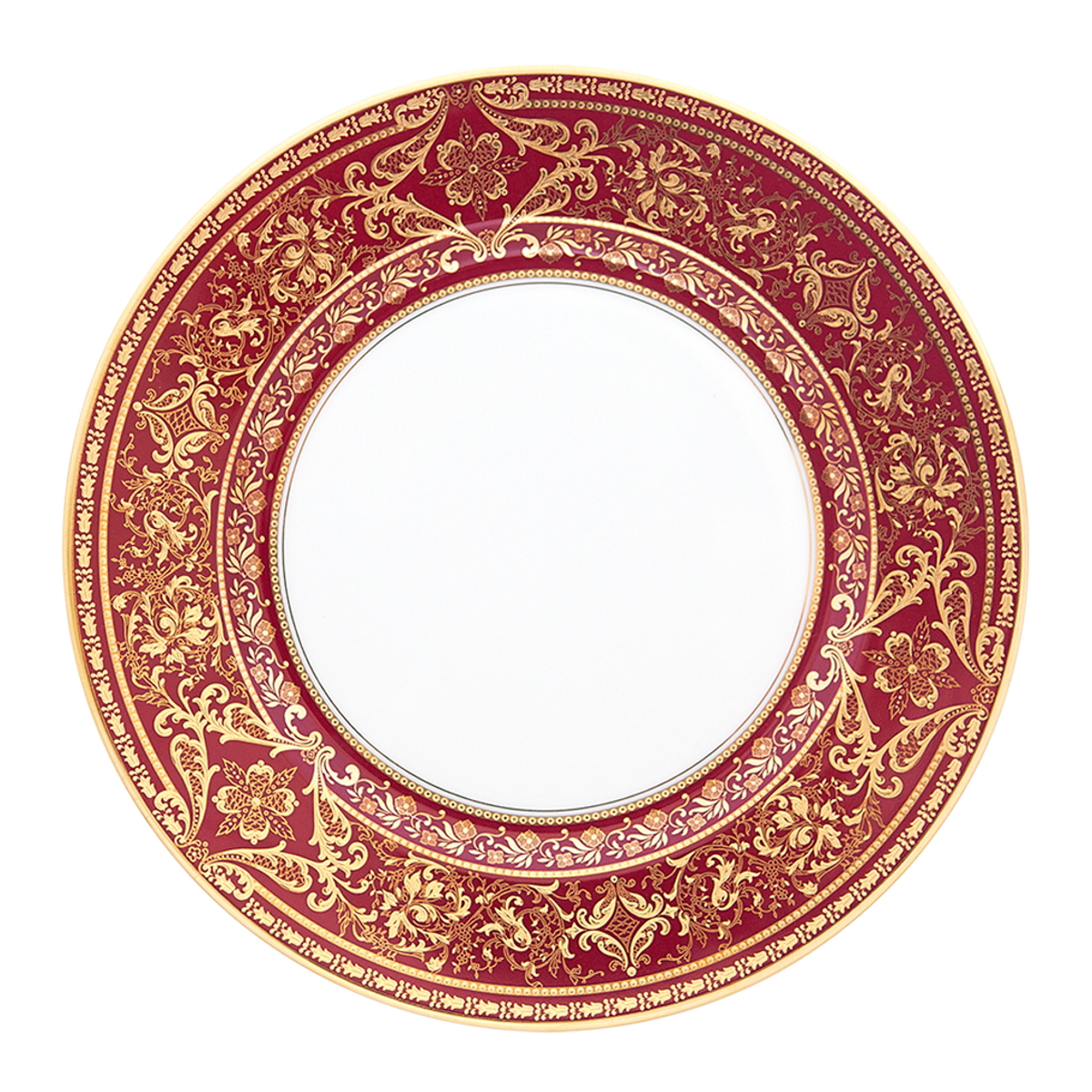 haviland-matignon-assiette-d-ner-porcelaine-cerise-or image 1