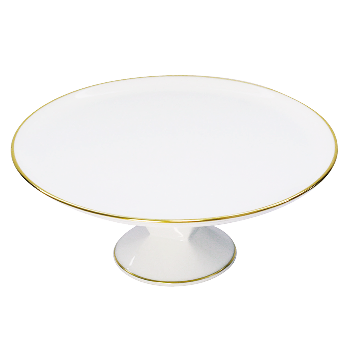 haviland-orsay-plat-tarte-sur-pied-or-porcelaine image 1