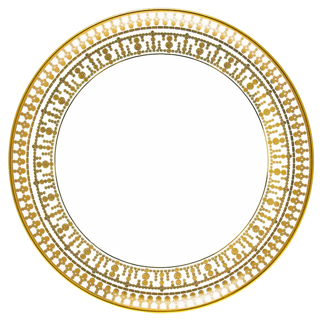 haviland-tiara-plat-tarte-blanc-or-porcelaine image 1