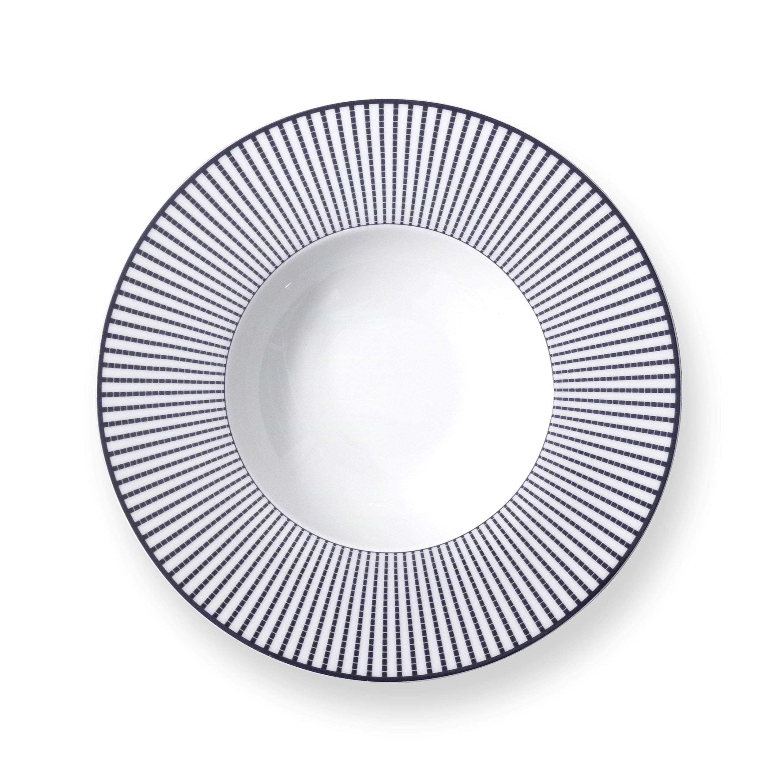 m-dard-de-noblat-alhambra-6-assiettes-creuses-porcelaine-bleu image 1