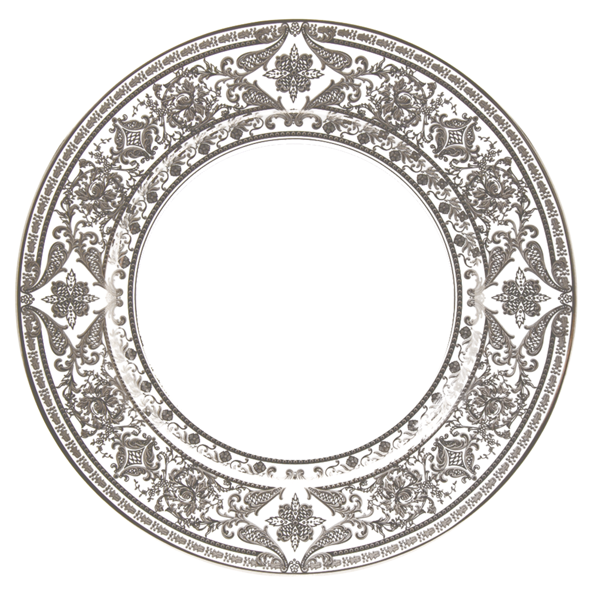 haviland-matignon-assiette-pr-sentation-blanc-platine image 1