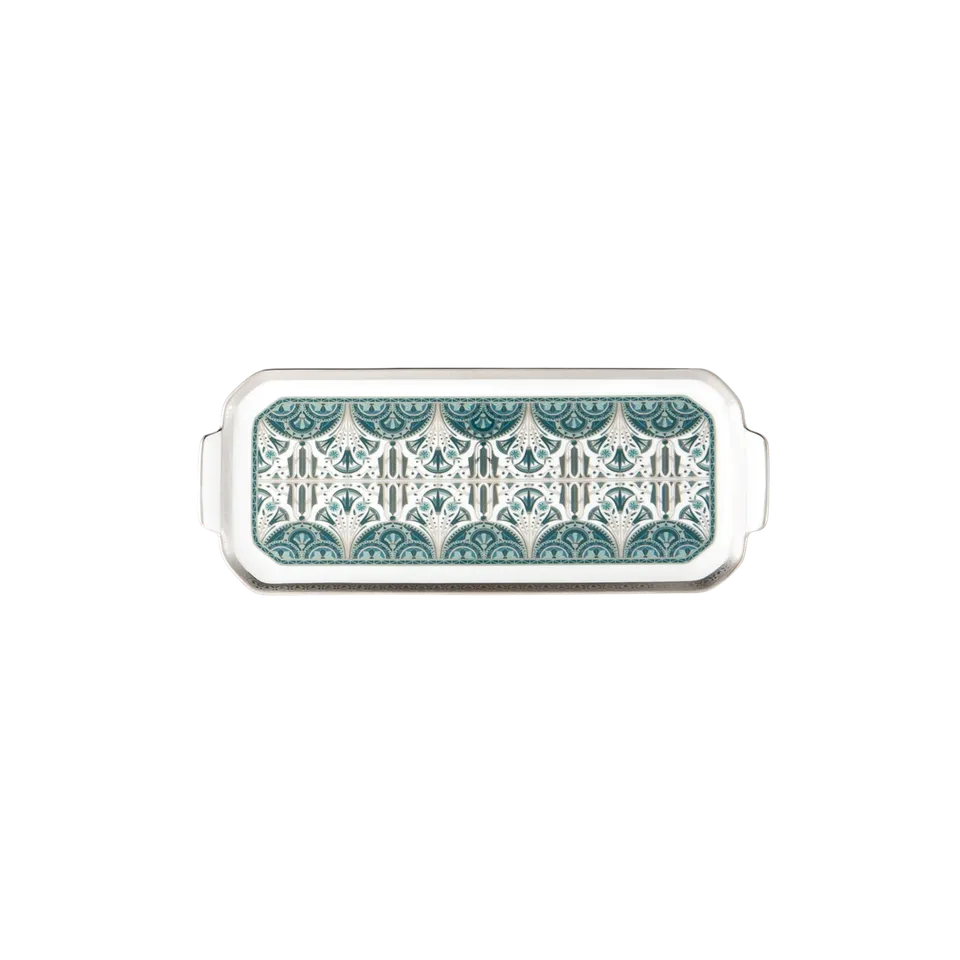 haviland-r-ves-du-nil-plat-cake-vert-platine image 1
