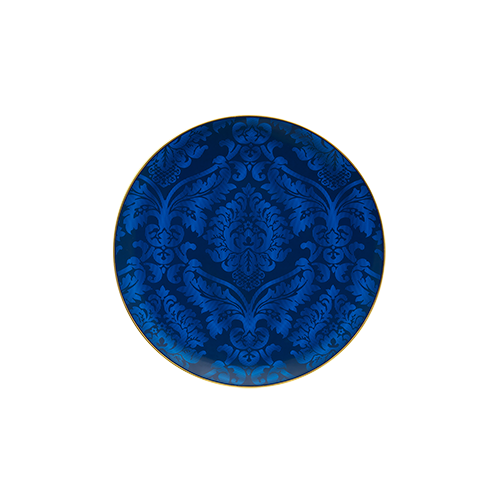 haviland-damass-ritz-paris-assiette-pain-bleu-porcelaine image 1
