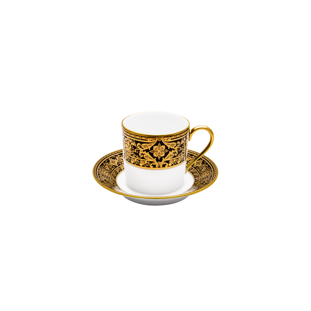 haviland-matignon-tasse-caf-noir-or-porcelaine image 1