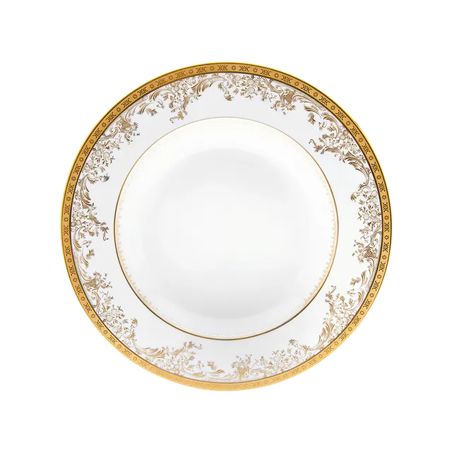 haviland-diplomate-assiette-creuse-porcelaine-blanche image 1