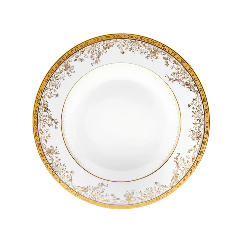 haviland-diplomate-assiette-creuse-porcelaine-blanche image 1