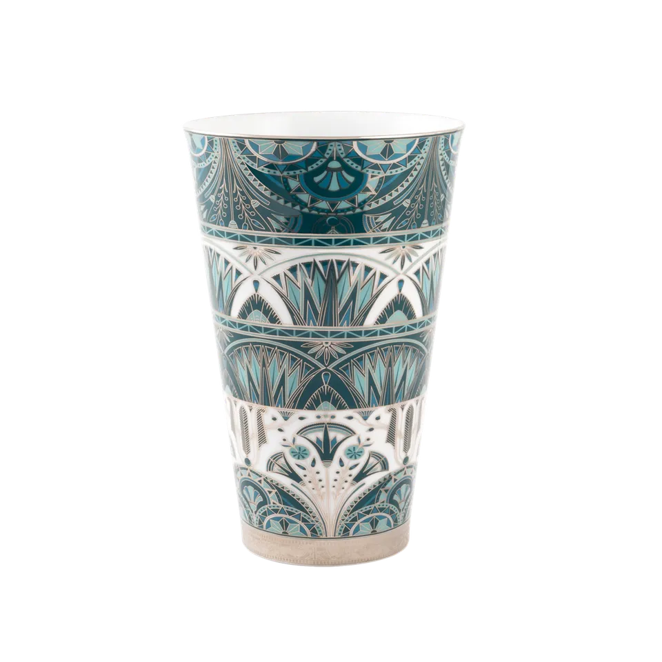 haviland-r-ves-du-nil-vase-grand-mod-le-vert-platine image 1