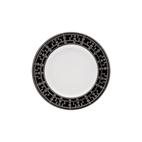 haviland-tiara-assiette-pain-noir-platine-porcelaine-limoges image 1