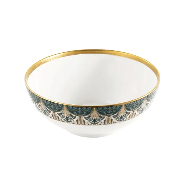 haviland-r-ves-du-nil-saladier-porcelaine-vert-or image 1