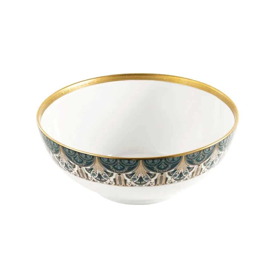 haviland-r-ves-du-nil-saladier-porcelaine-vert-or image 1