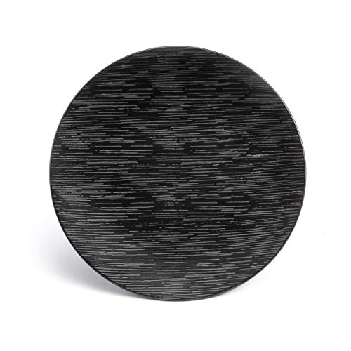 m-dard-de-noblat-magma-6-assiettes-plates-gr-s-noir-27-cm image 4