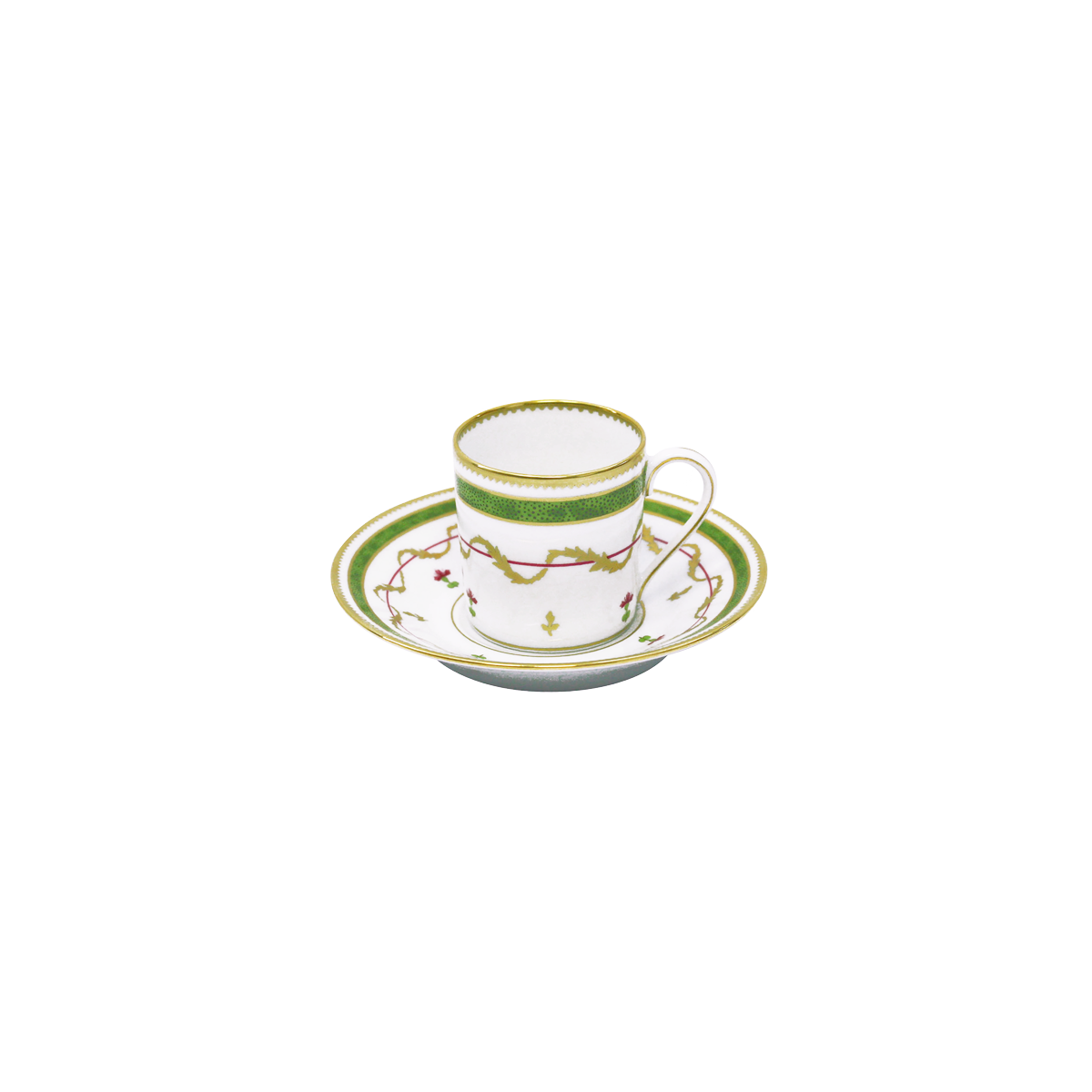 haviland-vieux-paris-vert-tasse-caf-porcelaine-vert image 1