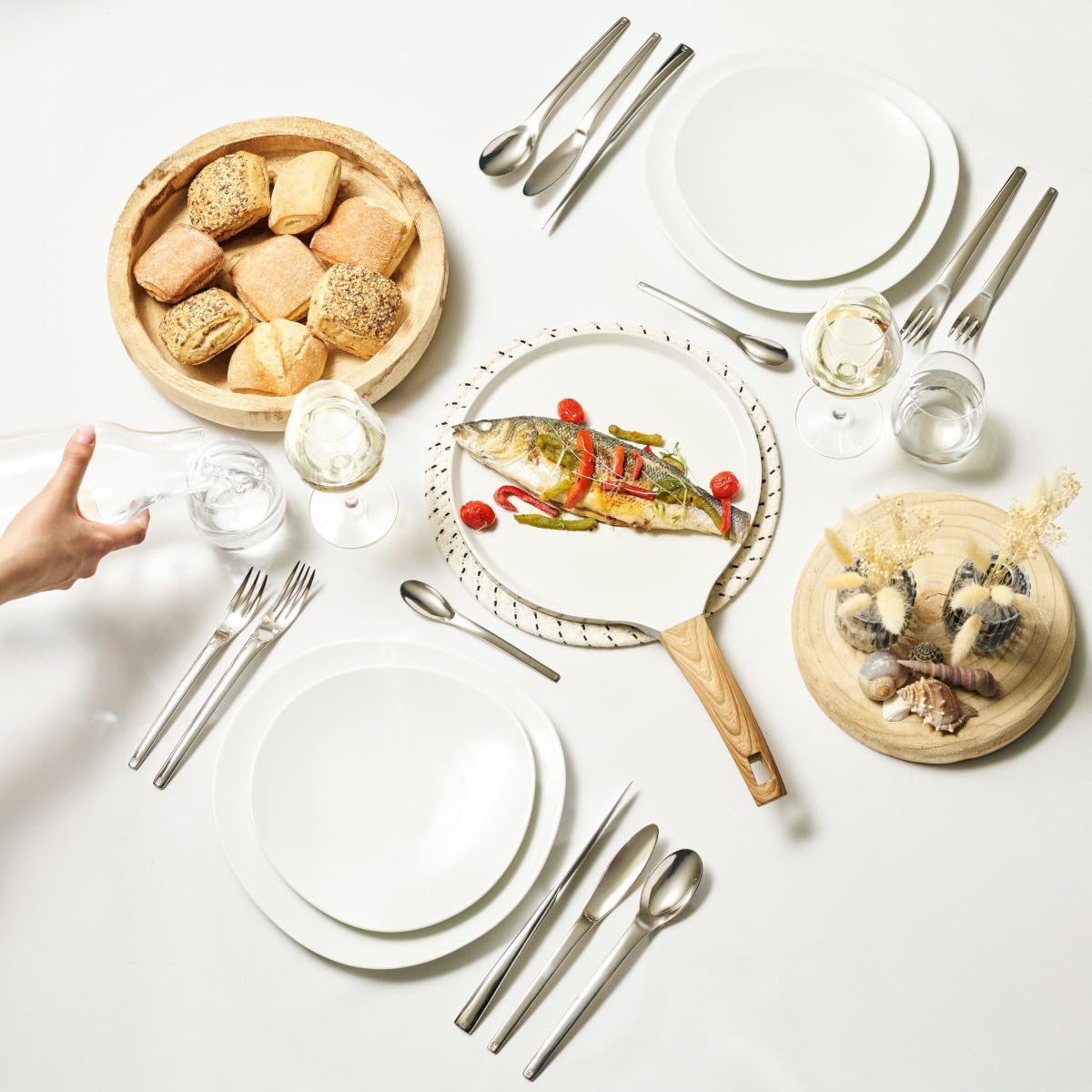 m-dard-de-noblat-sven-assiette-dessert-22-5-cm-lot-6-blanc image 3