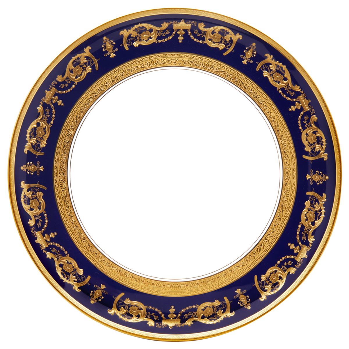 haviland-imp-rator-plat-tarte-bleu-de-four-or image 1