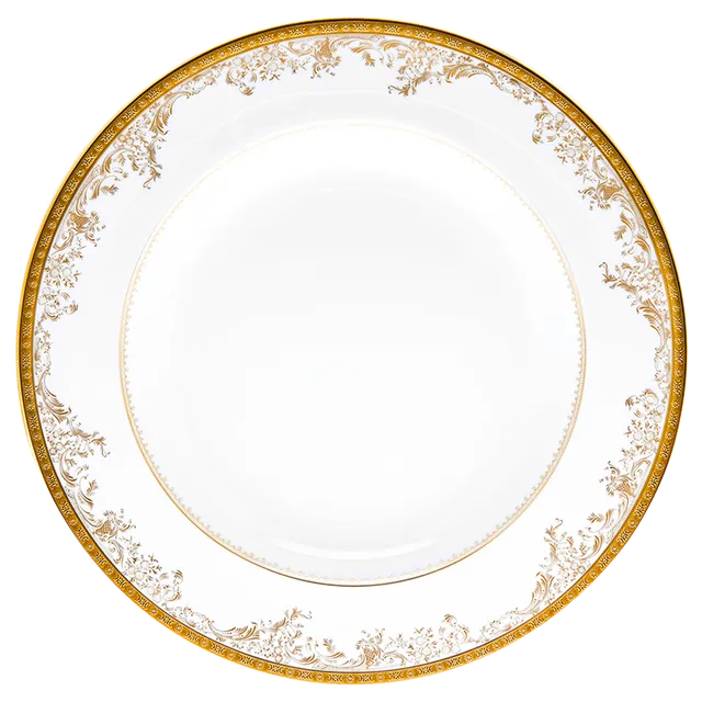 haviland-diplomate-plat-rond-creux-porcelaine-blanche image 1