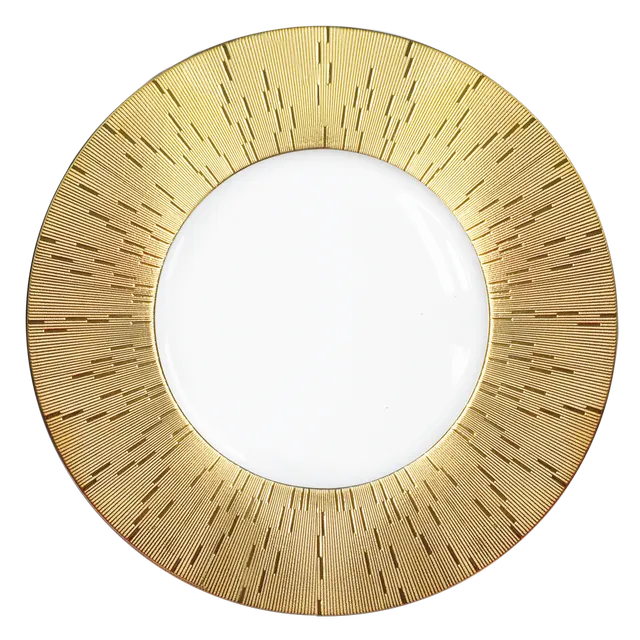 haviland-infini-or-assiette-de-pr-sentation-porcelaine image 1