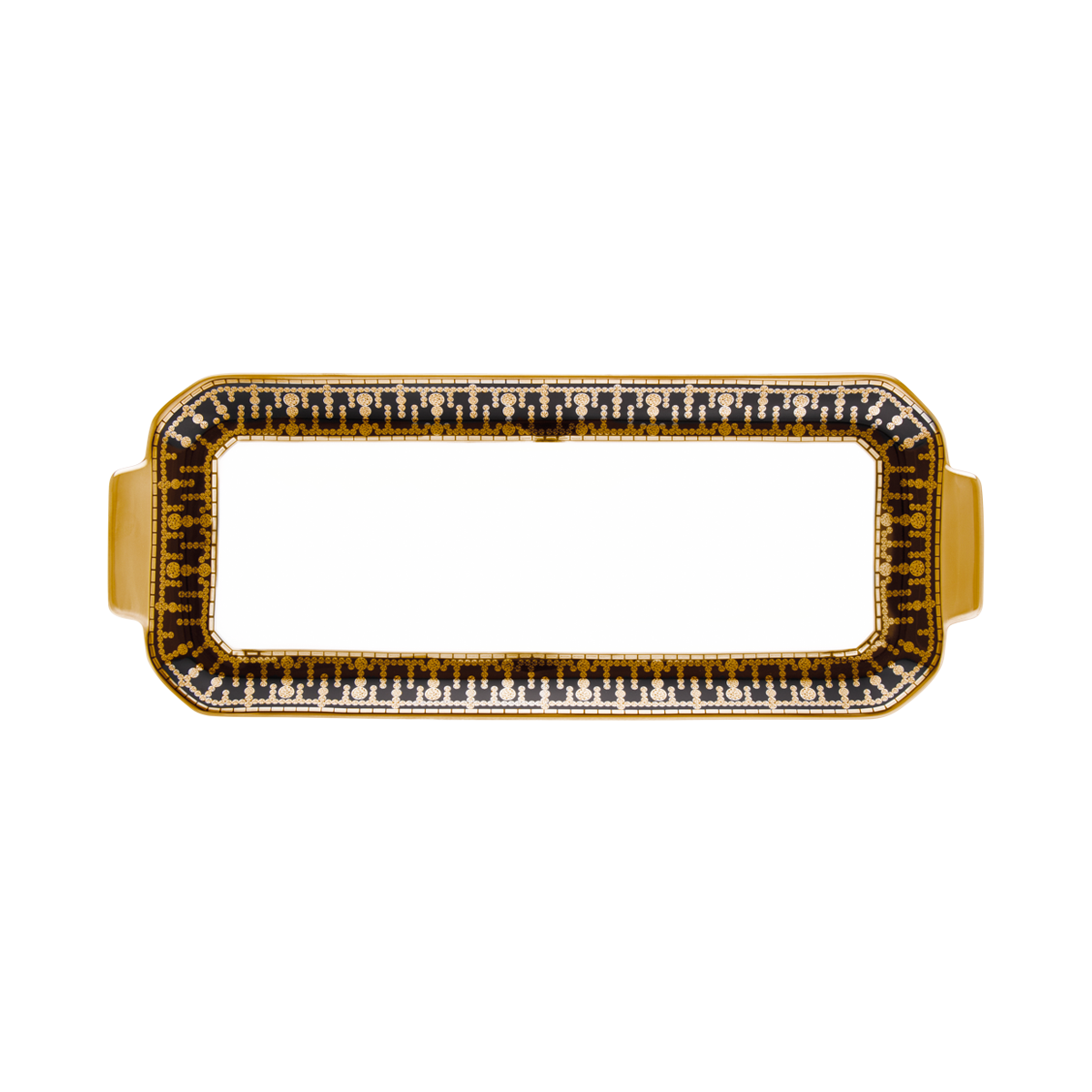 haviland-tiara-plat-cake-noir-or-porcelaine image 1