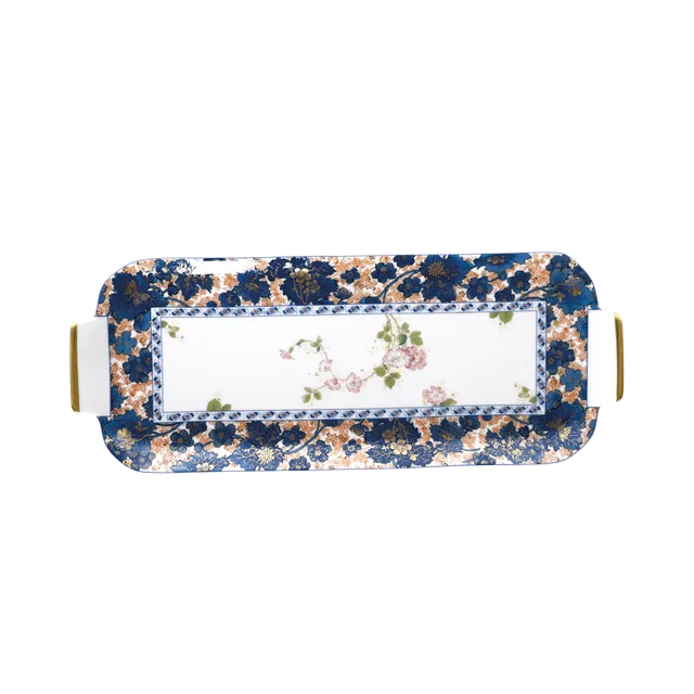 haviland-dammouse-plat-cake-porcelaine-ovale image 1