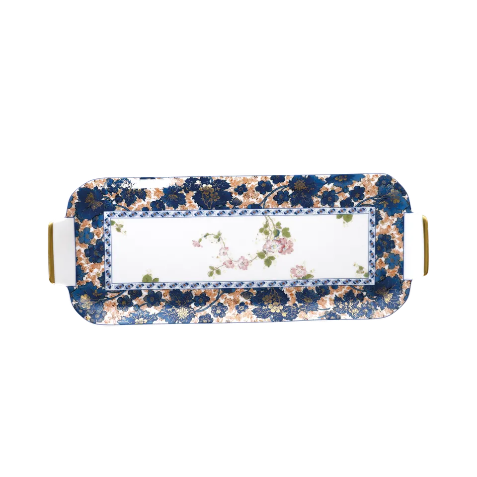 haviland-dammouse-plat-cake-porcelaine-ovale image 1