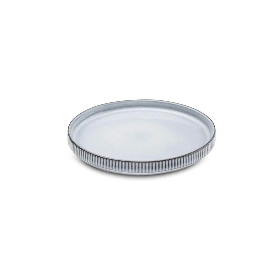 m-dard-de-noblat-agora-assiette-cocktail-16-5-cm-gris-lot-6-gr-s image 1