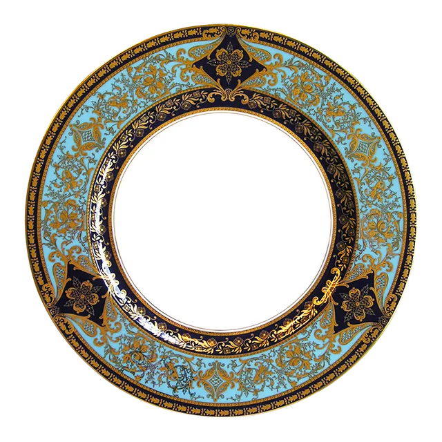 haviland-matignon-assiette-d-ner-bleu-de-four-or image 1