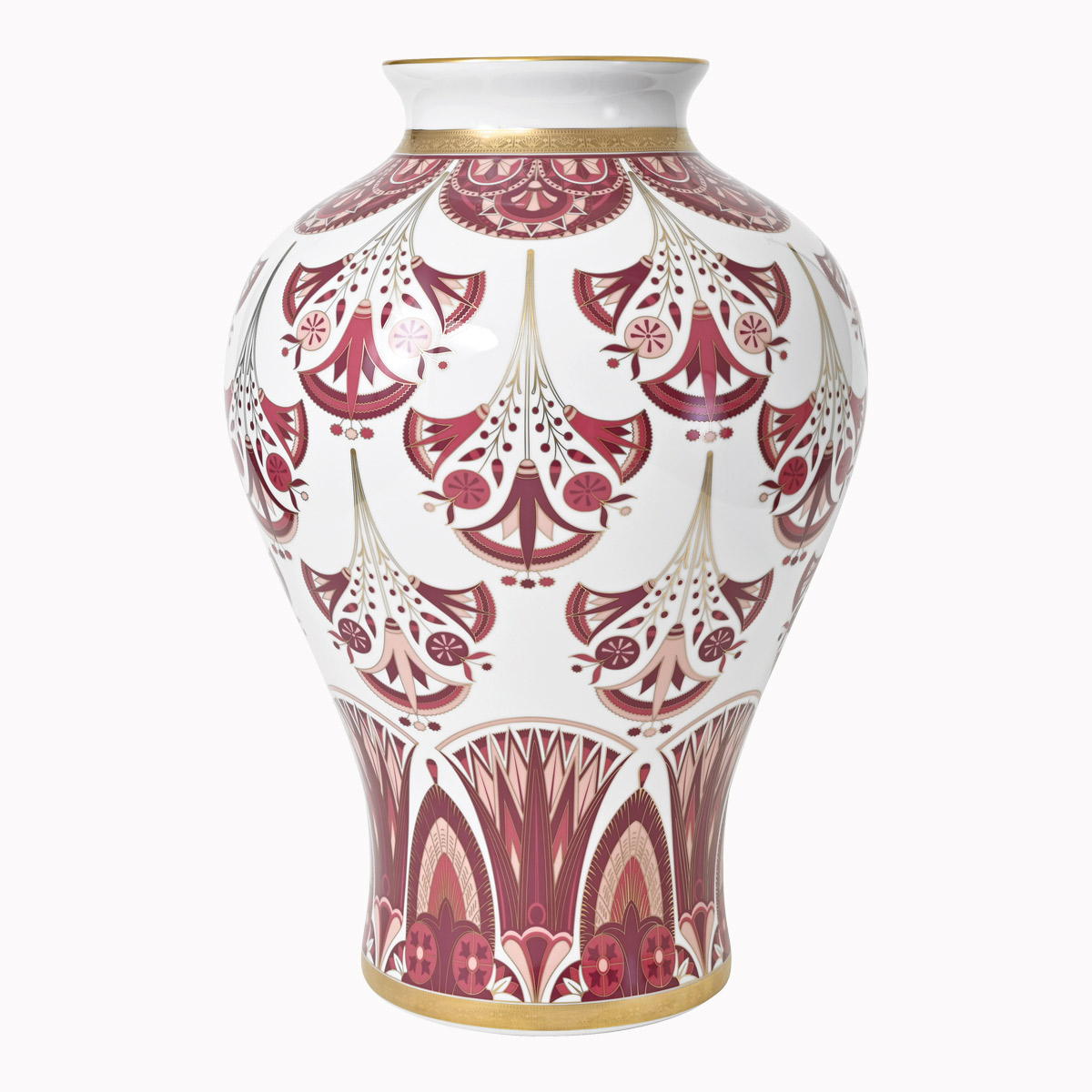 haviland-r-ves-du-nil-vase-prestige-pourpre-or-porcelaine image 1