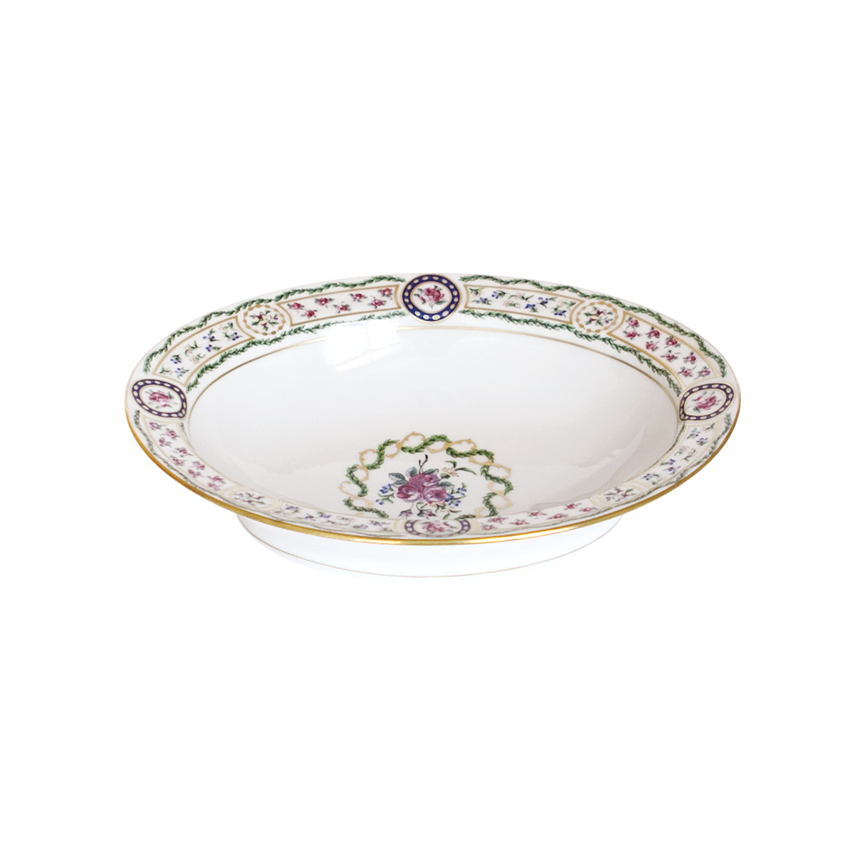 haviland-louveciennes-compotier-porcelaine-limoges-blanche image 1