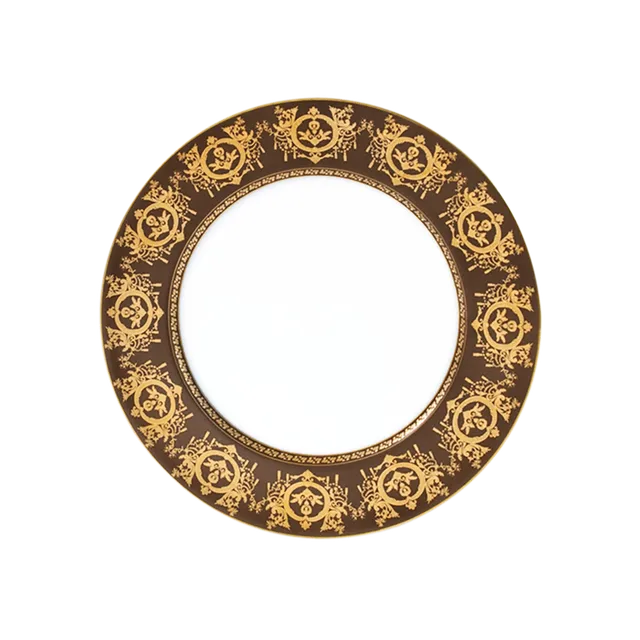 haviland-ritz-imp-rial-assiette-dessert-bronze-porcelaine image 1