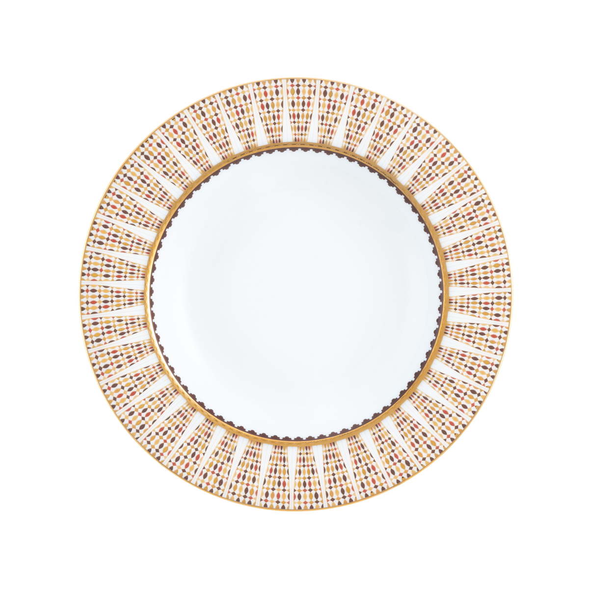 haviland-cavalier-royal-assiette-creuse-porcelaine-blanche image 1