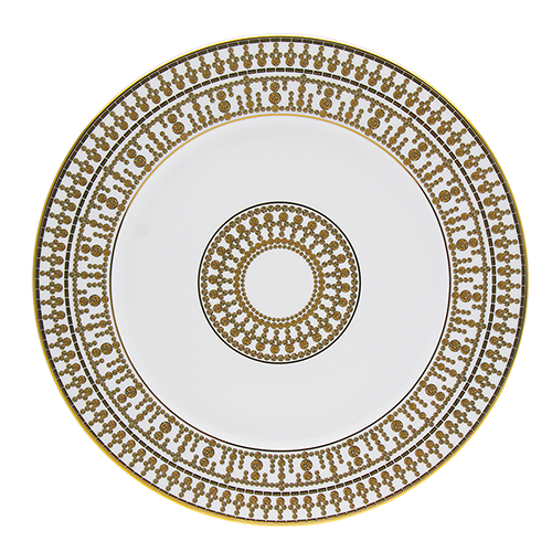 haviland-tiara-assiette-pr-sentation-blanc-or-porcelaine image 1