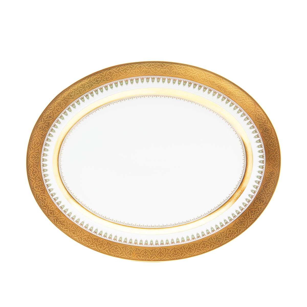 haviland-matrah-plat-ovale-porcelaine-blanche image 1