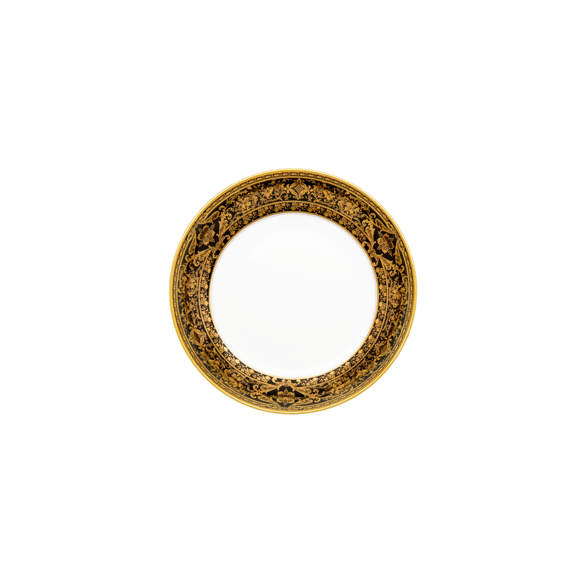 haviland-matignon-assiette-creuse-calotte-noir-or image 1