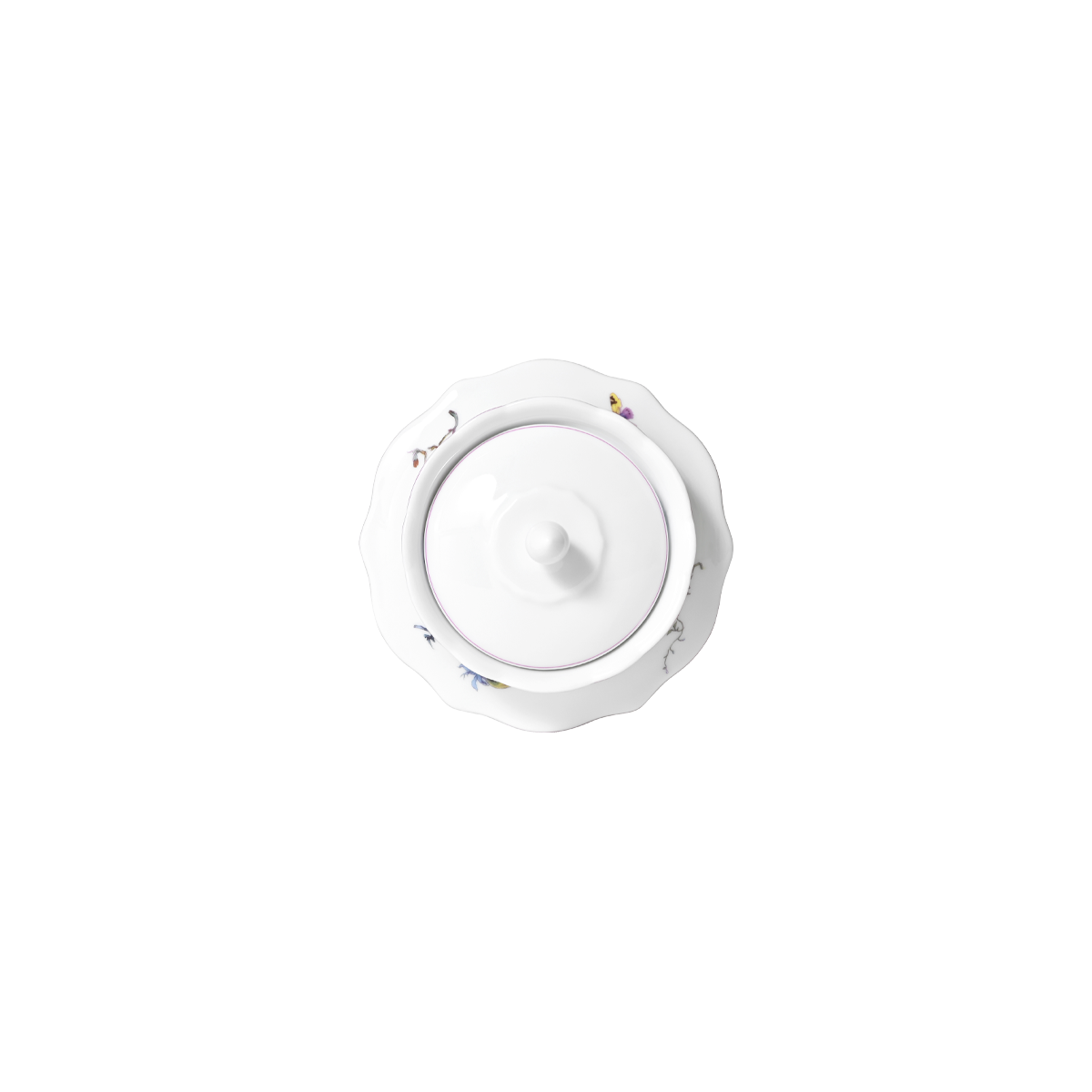 haviland-h-ritage-sucrier-fleurs-d-auteuil-porcelaine image 2