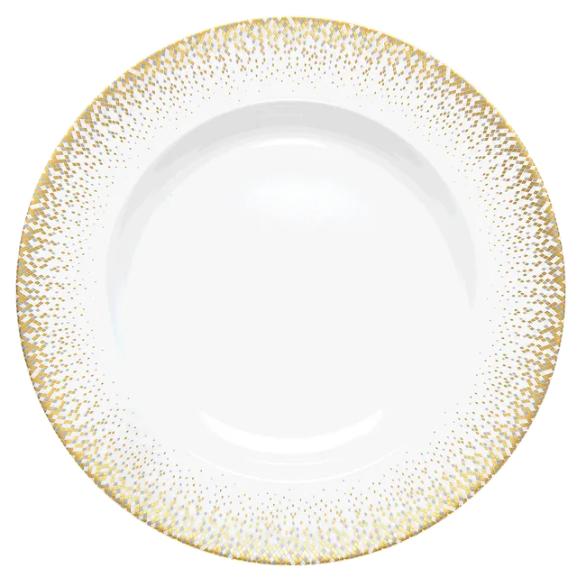 haviland-souffle-d-or-plat-rond-creux-porcelaine image 1