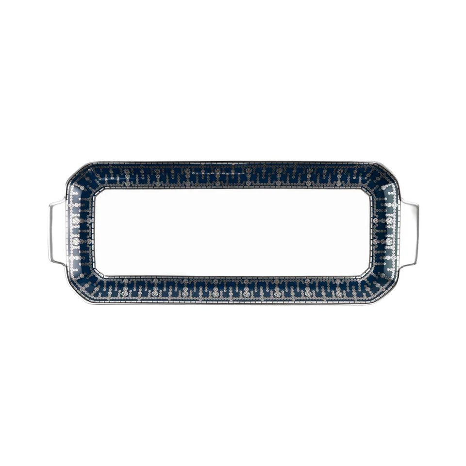 haviland-tiara-plat-cake-bleu-de-prusse-platine image 1