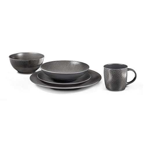 m-dard-de-noblat-stone-assiette-creuse-25-cm-gr-s-gris-lot-de-6 image 5