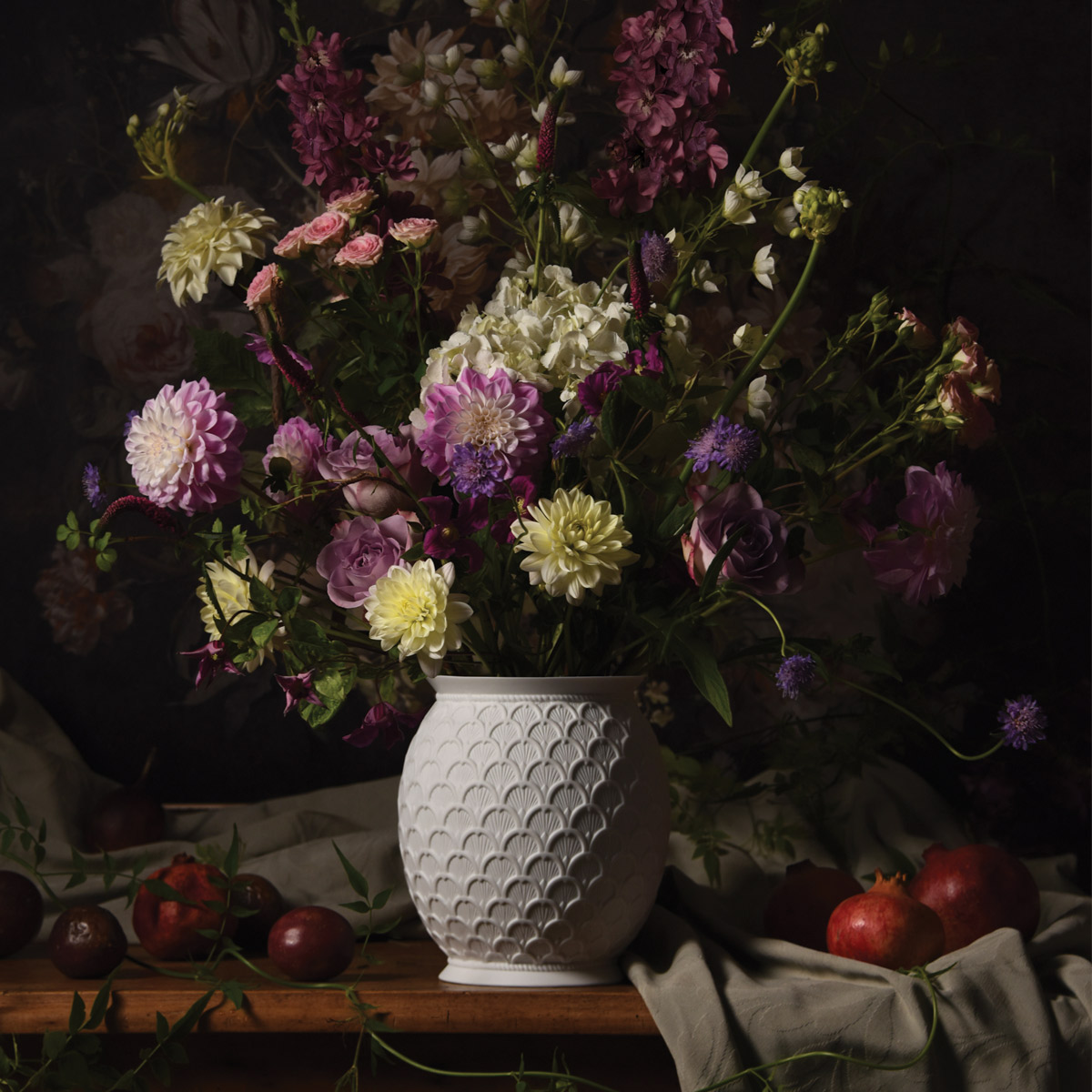 haviland-h-ritage-vase-ginkgo-sandoz-porcelaine image 2