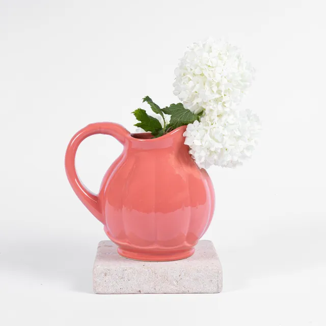 ogre-la-fabrique-melon-pichet-porcelaine-terracotta-15-cm image 1