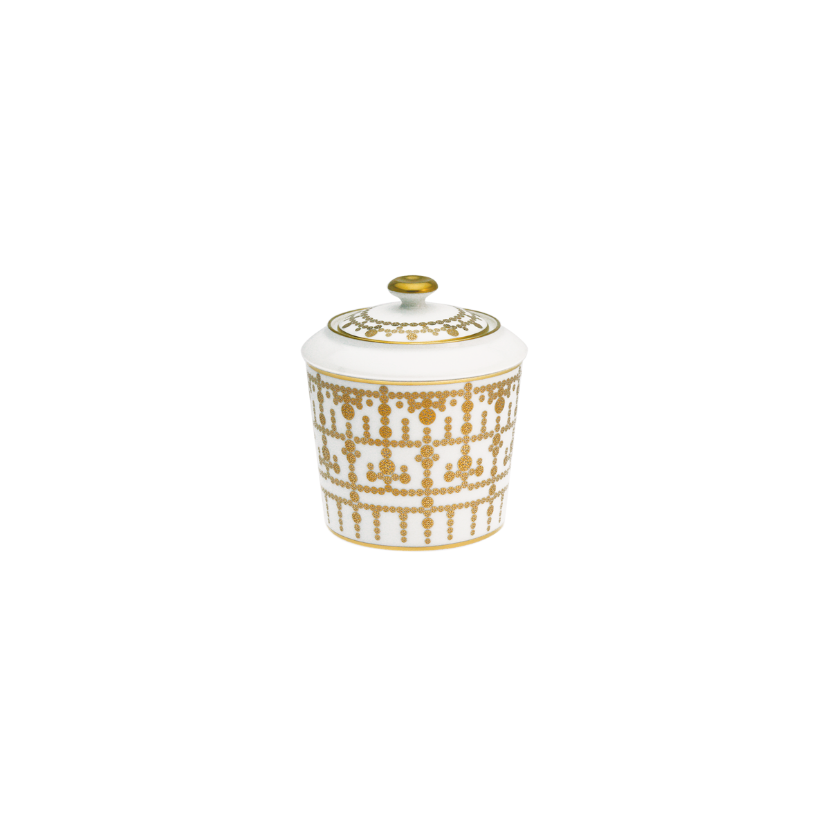 haviland-tiara-sucrier-blanc-or-porcelaine-limoges image 1