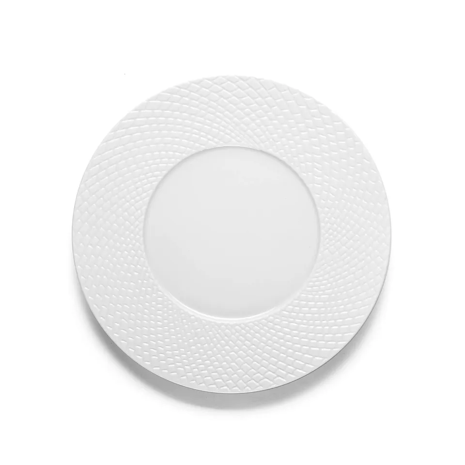 m-dard-de-noblat-sherane-lot-6-assiettes-dessert-porcelaine-blanc image 1