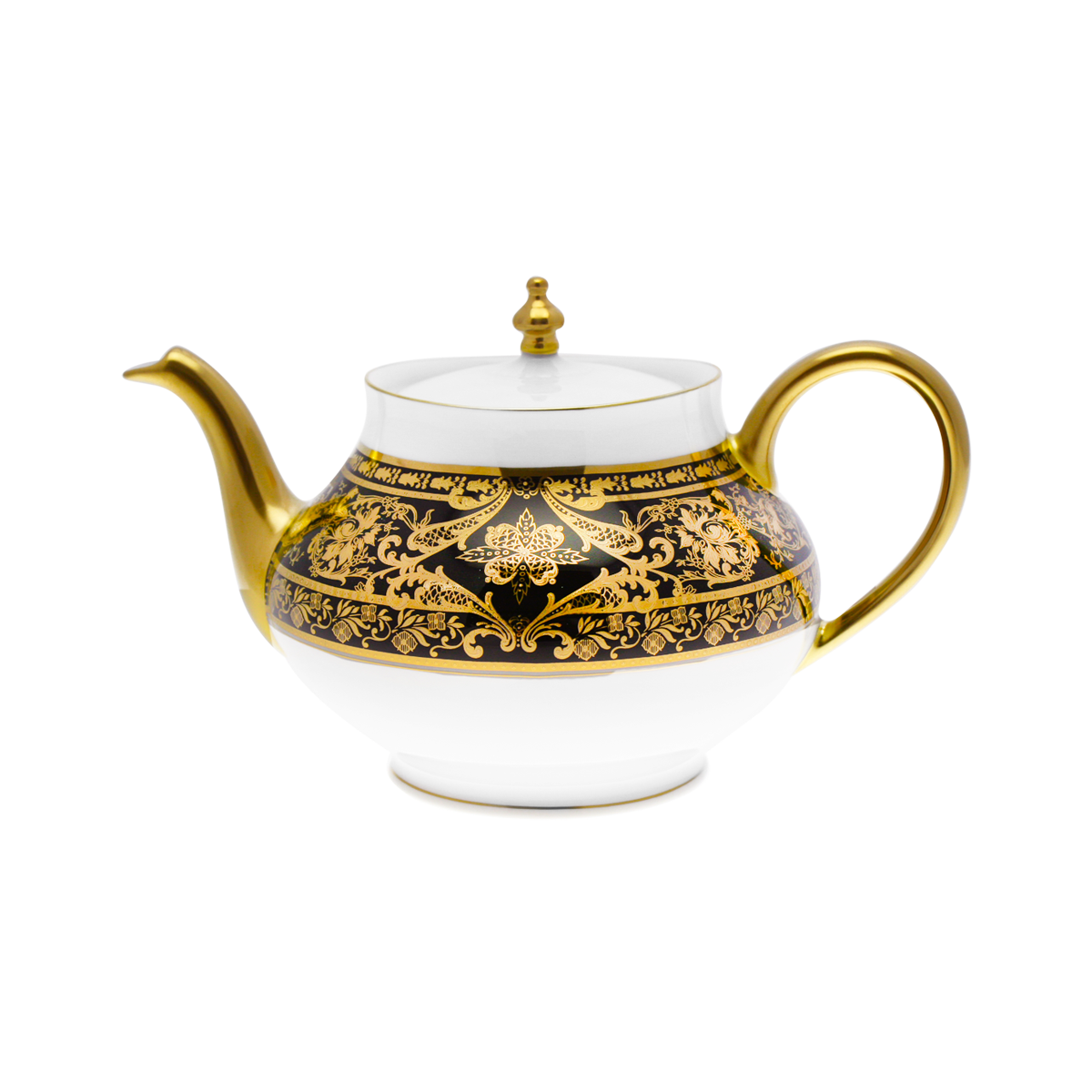 haviland-matignon-th-i-re-boule-porcelaine-noir-or image 1