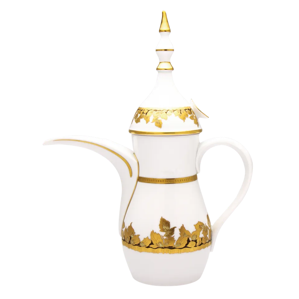 haviland-feuille-d-or-cafeti-re-orientale-dor-e-porcelaine image 1